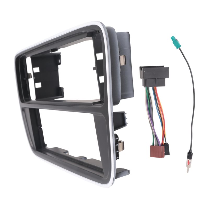 Diy Electronics Radio - ชุดสายไฟติดตั้งวิทยุในรถยนต์แบบ Single Din พร้อมเสาอากาศ สำหรับรถยนต์ Skoda