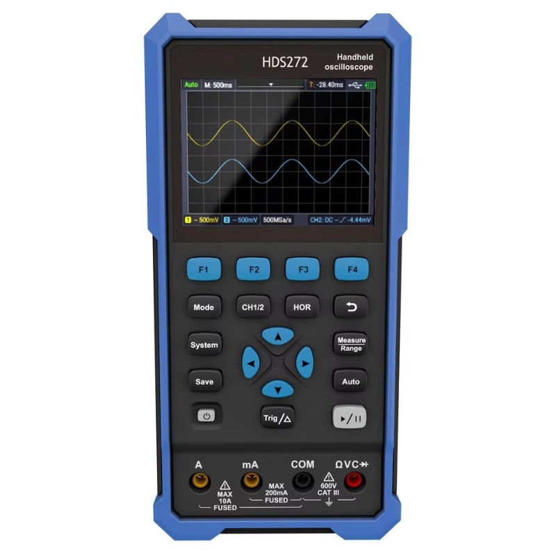 Multimeter Digital - เครื่องวัดออสซิลโลสโคปแบบดิจิตอลพกพา OWON HDS242 HDS272 2CH มัลติมิเตอร์
