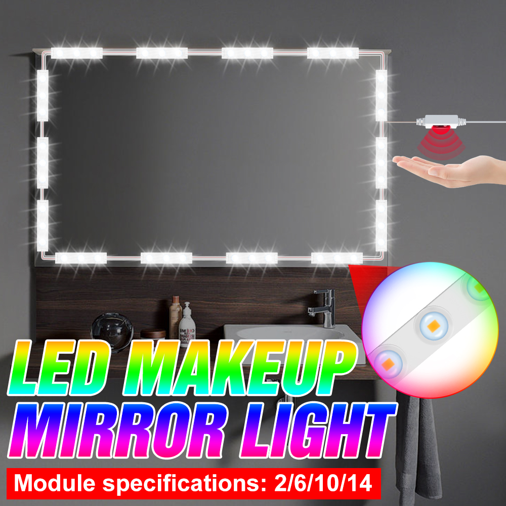Ldr Light Sensor - แต่งหน้ากระจกโต๊ะเครื่องแป้งมือกวาด Sensor โคมไฟติดผนัง LED หรี่แสงได้ Dressing