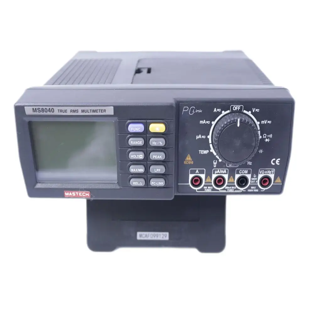 Multimeter Digital - มัลติมิเตอร์แบบดิจิตอล Mastech MS8040 รุ่นปี 2026 แบบตั้งโต๊ะ