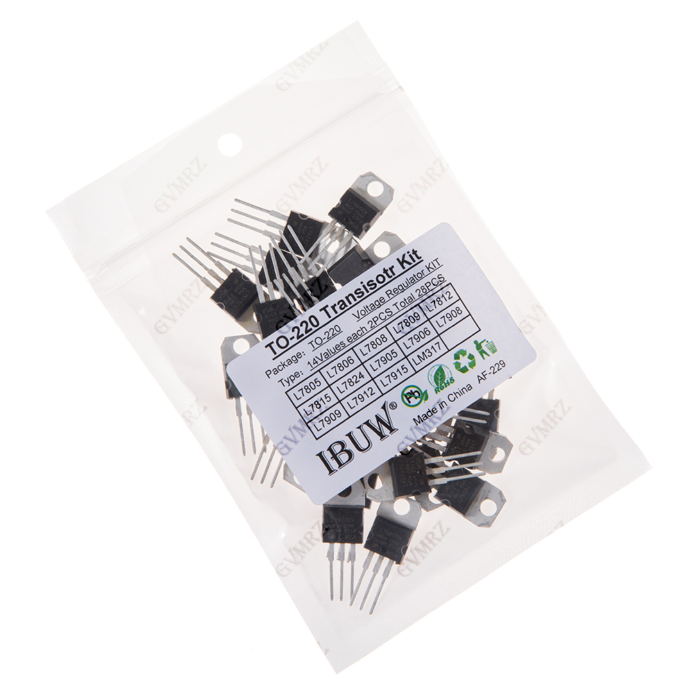 Lm317 Voltage Regulator - 28 ชิ้น L7805 14 ค่าชุดทรานซิสเตอร์ TO-220