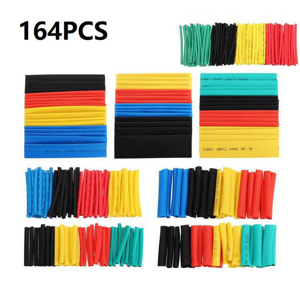 Heat Shrink Tubing - ชุดท่อหดความร้อน 164 ชิ้น ท่อทนความร้อน สำหรับหุ้มสายไฟฟ้า ฉนวนสายไฟ