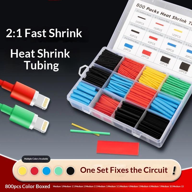 Heat Shrink Tubing - ชุดท่อหดความร้อนกันน้ำ ทนความร้อน ฉนวนไฟฟ้า สำหรับใช้ดัดแปลงสายไฟเครื่องเสียงรถยนต์