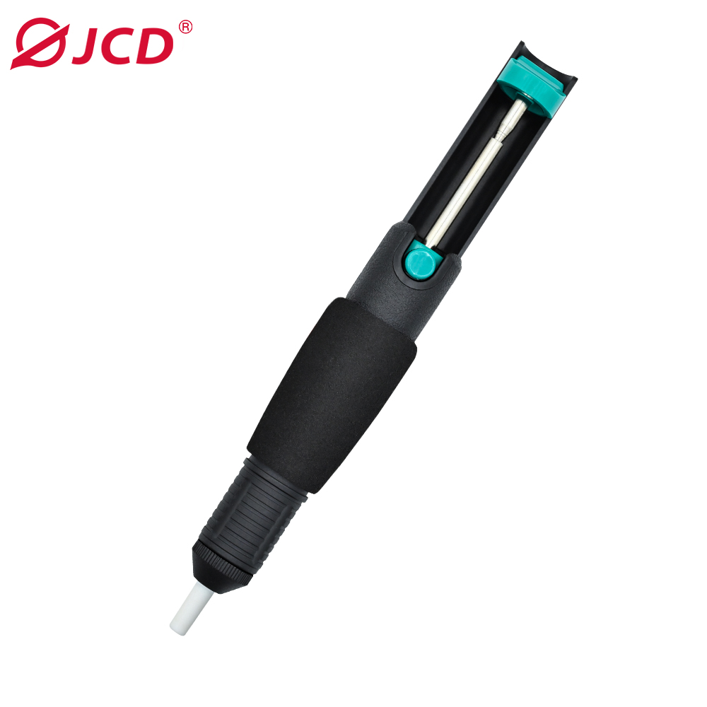 Desoldering Pump Solder - JCD อลูมิเนียมโลหะ Desoldering ปั๊มดูดดีบุกปืนบัดกรี Sucker ปากกากําจัดสูญญากาศบัดกรีเหล็ก