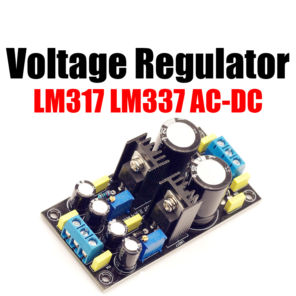 Lm317 Voltage Regulator - LM317เครื่องปรับแรงดันไฟฟ้าติดลบ LM337โมดูลปรับได้ AC เป็น DC 5V