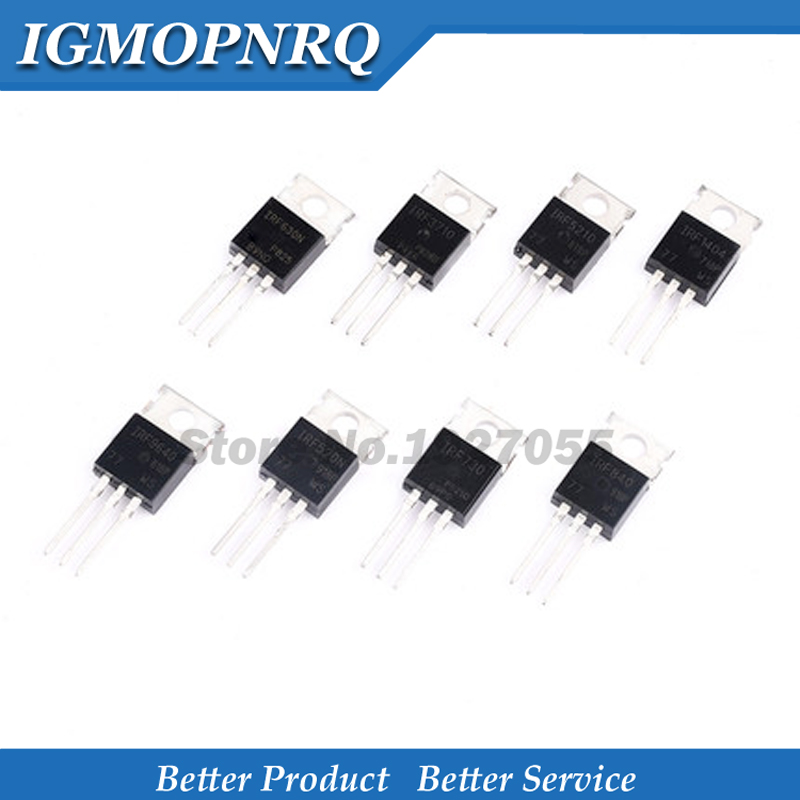 Lm317 Voltage Regulator - 10ชิ้น IRF510 IRF520 IRF540 IRF640 IRF740