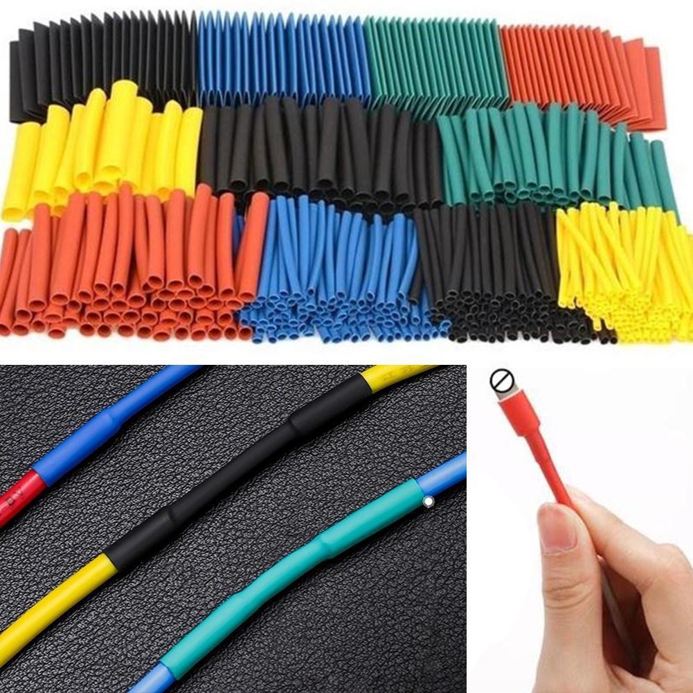 Heat Shrink Tubing - ท่อหดแบบใช้ความร้อน ท่อทนความร้อน ชุดห่อหดแบบใช้ความร้อน สายไฟเชื่อมต่อไฟฟ้า ปลอกหุ้มฉนวน Prot