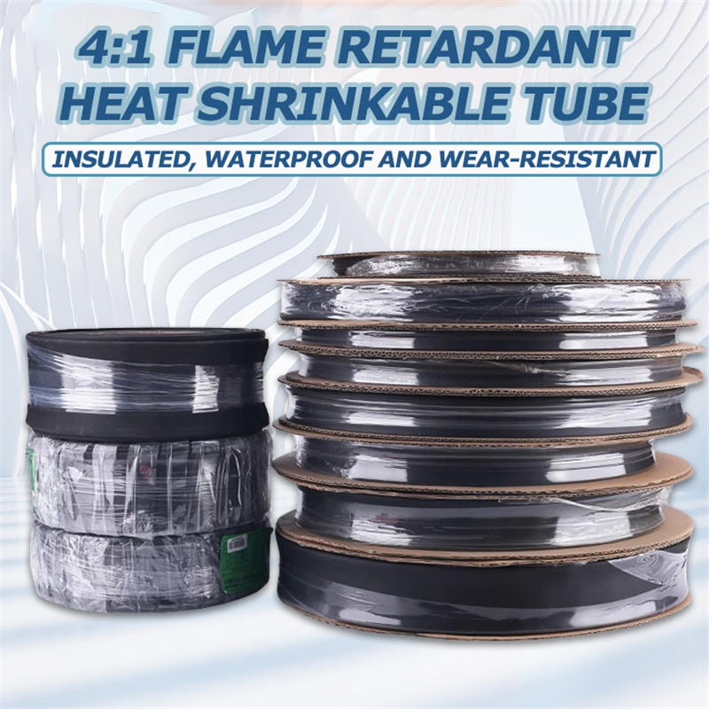 Heat Shrink Tubing - ชุดสายพันสายไฟ4:1ผนังคู่ขนาด25/50/100ม. 4 6 8 16มม. 20มม.
