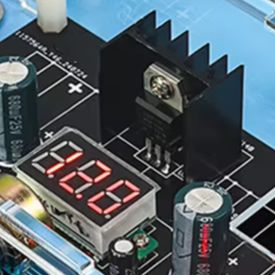 Lm317 Voltage Regulator - LM317 ชุดบอร์ดจ่ายไฟควบคุมแรงดันไฟฟ้า DIY ปรับได้ 1.25-12V โมดูลพร้อมโวลต์มิเตอร์สำหรับการเรียนรู้และการทดสอบทางอิเล็กทรอนิกส์
