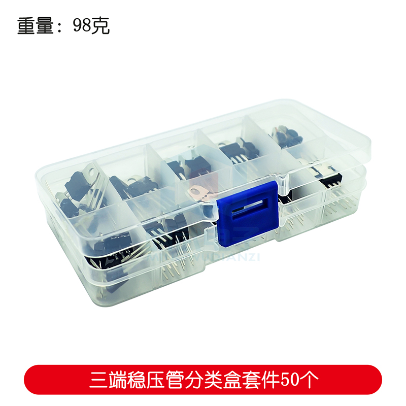 Lm317 Voltage Regulator - 10ชนิด X5PCS L7805/L7806/L7812CV/7824/LM317/7808/7809/7810/7815/7818CV ชุดกล่องแยกหลอดควบคุมแรงดันไฟฟ้าสามขั้ว