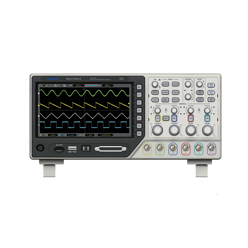 Multimeter Digital - ออสซิลโลสโคปแบบตั้งโต๊ะ Hantek MSO7304BLG แบบดิจิตอลสองช่องสัญญาณ พร้อมเครื่องกำเนิดสัญญาณ 8