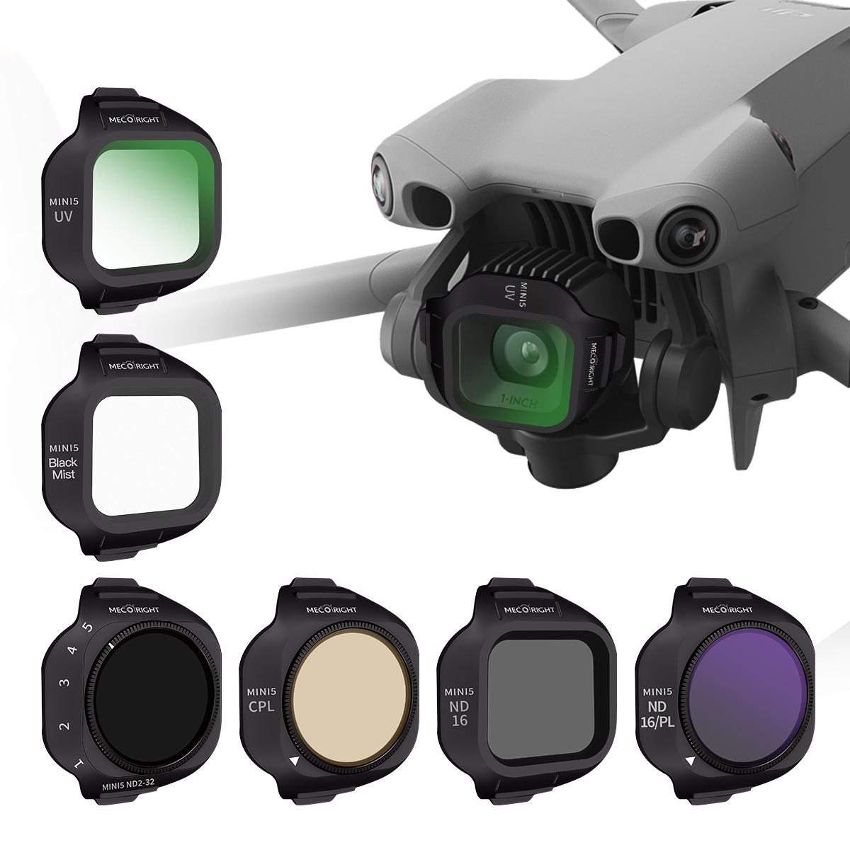 Diy Drone Electronics Kit - ชุดฟิลเตอร์ Mecoright สำหรับ DJI Mini5 Pro