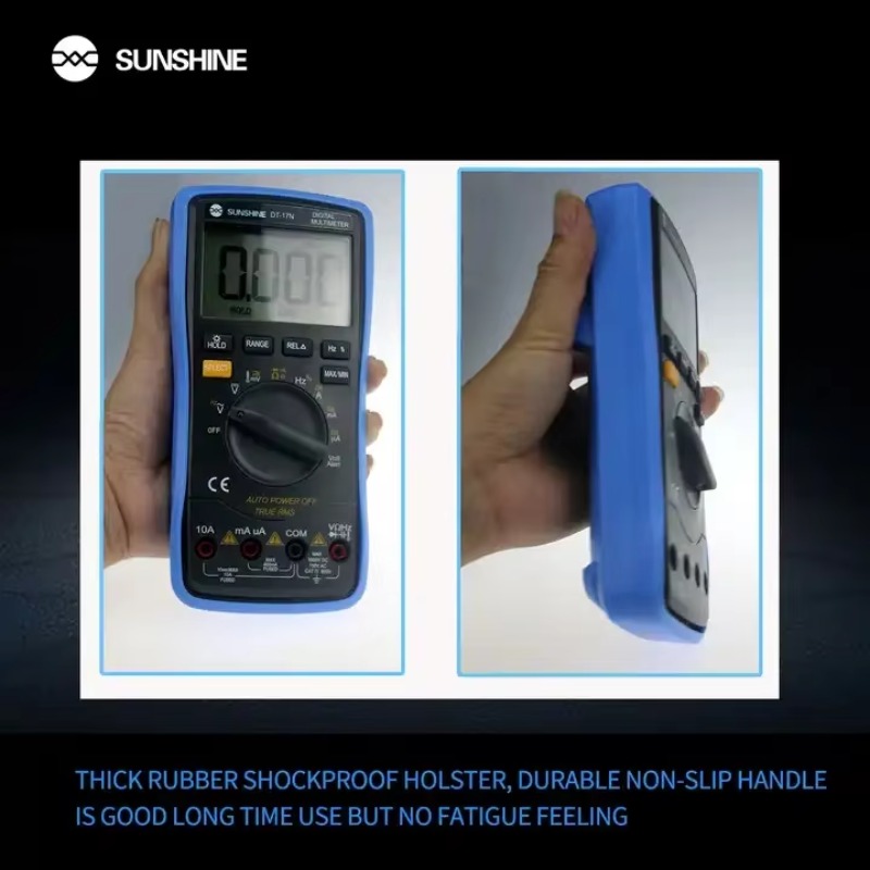 มัลติมิเตอร์ดิจิตอลแบบพกพา DT- - Multimeter Digital บทวิจารณ์และราคา