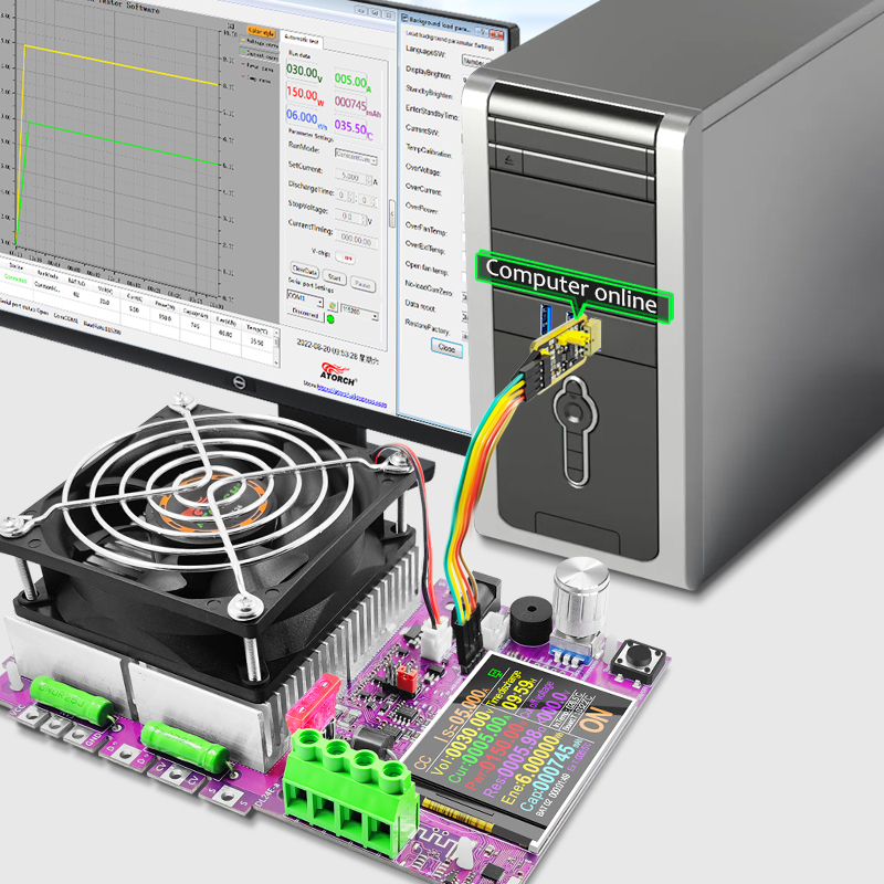 เครื่องทดสอบโหลดอิเล็กทรอนิกส์ - Diy Electronic Load บทวิจารณ์และราคา