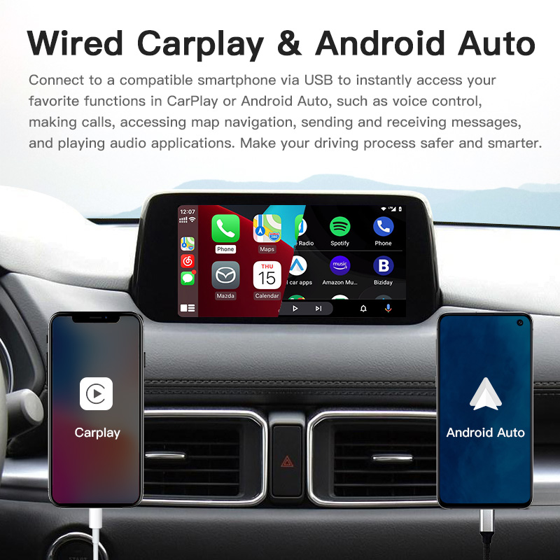อัพเกรด CarPlay Android Auto U - Diy Electronics Radio บทวิจารณ์และราคา