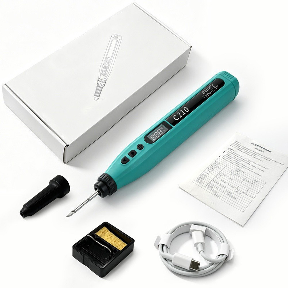 ชุดหัวแร้งบัดกรีดิจิตอล USB อั - Diy Electronics Organizer บทวิจารณ์และราคา