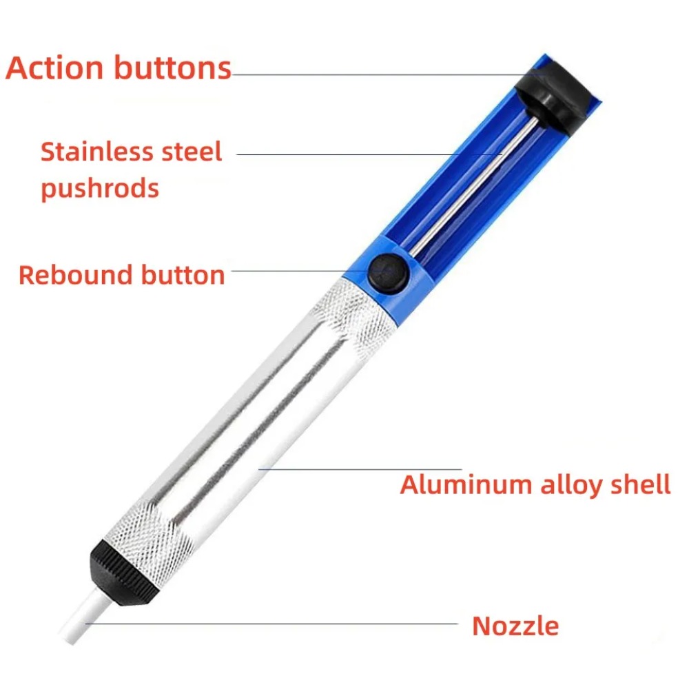 อลูมิเนียม Desoldering ปั๊มสูญ - Desoldering Pump Solder บทวิจารณ์และราคา