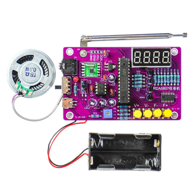 DIY วิทยุ FM ชุดอิเล็กทรอนิกส์ - Diy Electronics Radio บทวิจารณ์และราคา