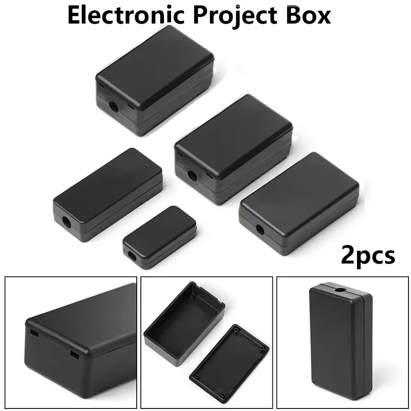 กล่องพลาสติกกันน้ำสีดำ 2 ชิ้น  - Diy Electronics Organizer บทวิจารณ์และราคา