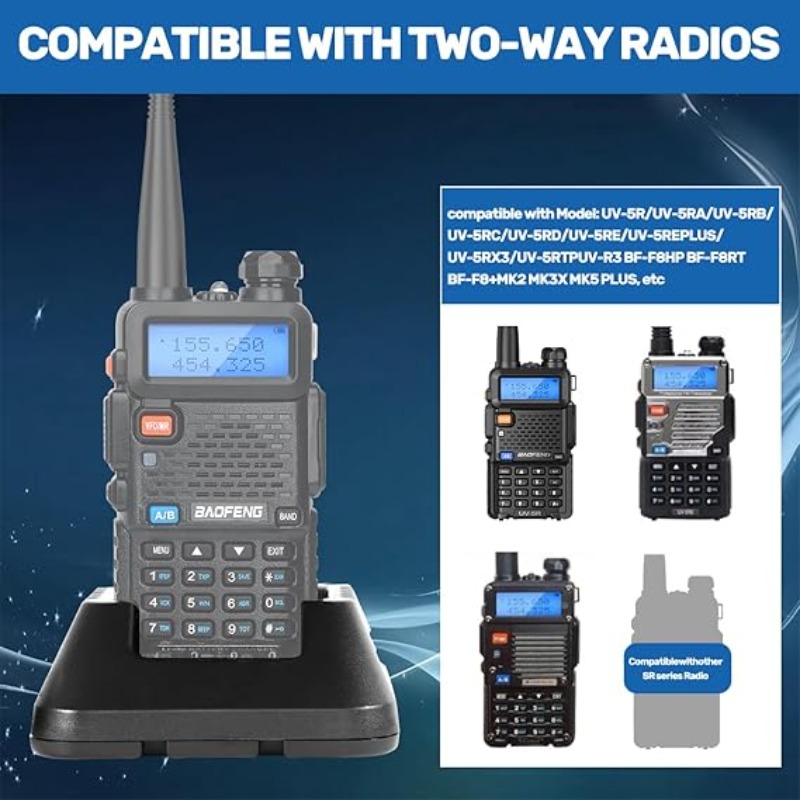 ชุดอุปกรณ์ชาร์จ Baofeng UV-5R  - Diy Electronics Radio บทวิจารณ์และราคา