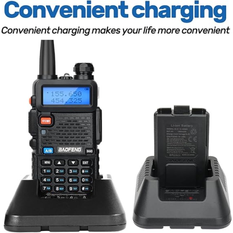 ชุดอุปกรณ์ชาร์จ Baofeng UV-5R  - Diy Electronics Radio บทวิจารณ์และราคา