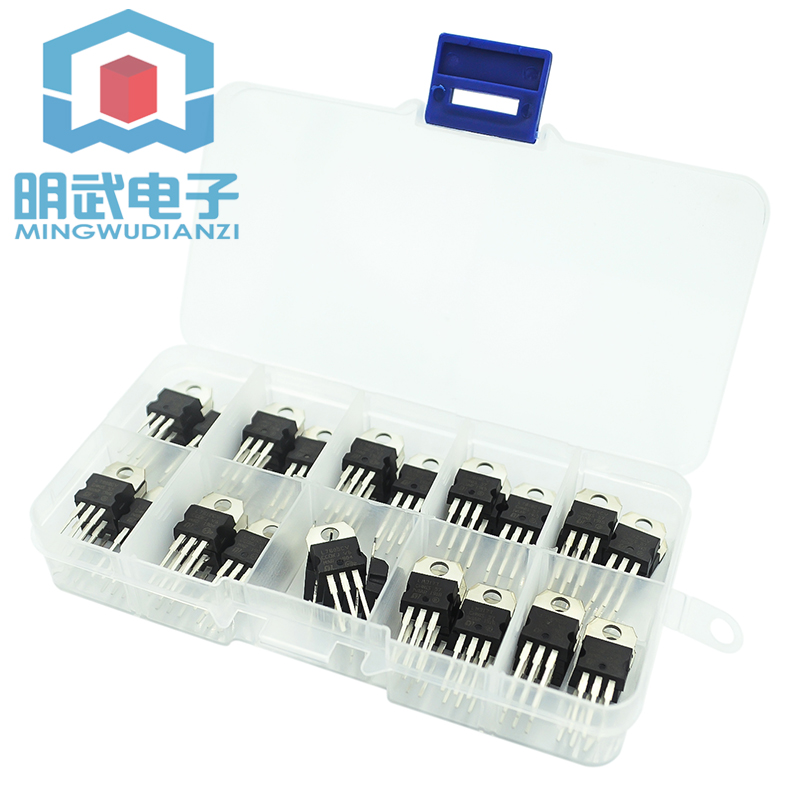 10ชนิด X5PCS L7805/L7806/L7812 - Lm317 Voltage Regulator บทวิจารณ์และราคา