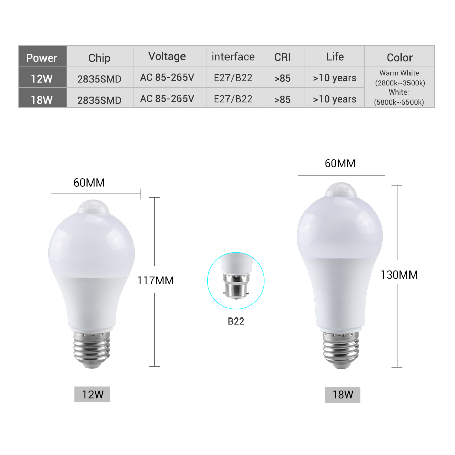 PIR Motion Sensor หลอดไฟ LED 1 - Ldr Light Sensor บทวิจารณ์และราคา