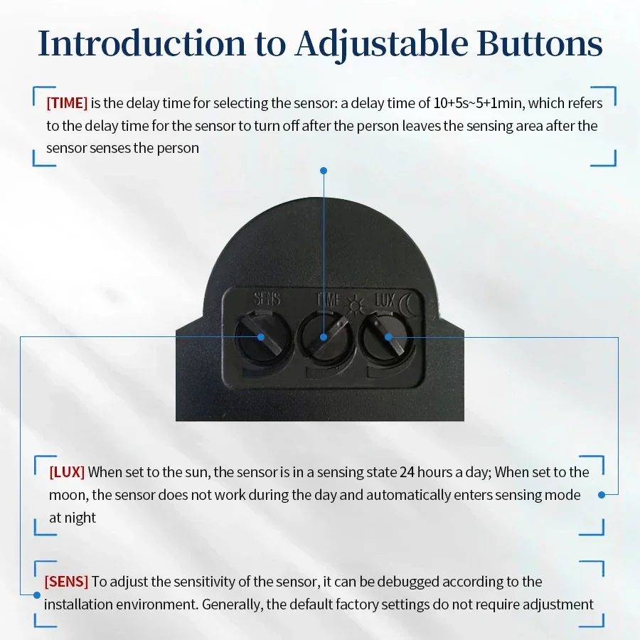 PIR Motion Sensor 220V 110V 12 - Ldr Light Sensor บทวิจารณ์และราคา