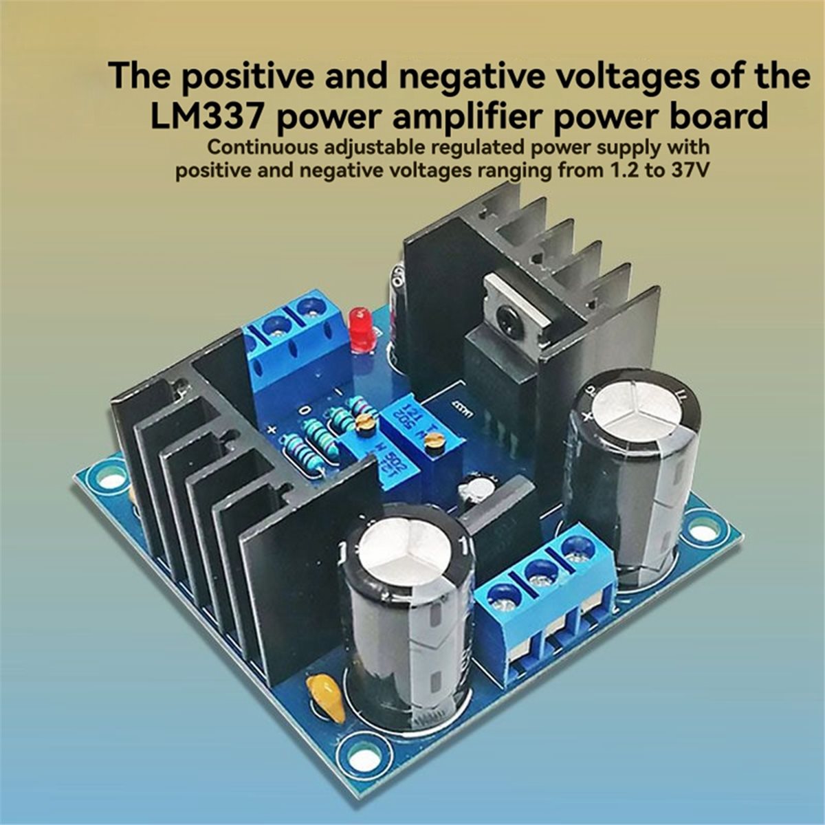 A49T LM317 LM337 โมดูลบอร์ดจ่า - Lm317 Voltage Regulator บทวิจารณ์และราคา